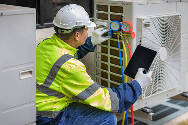 Professional Hvac Maintenance technician working in New Plymouth, OH